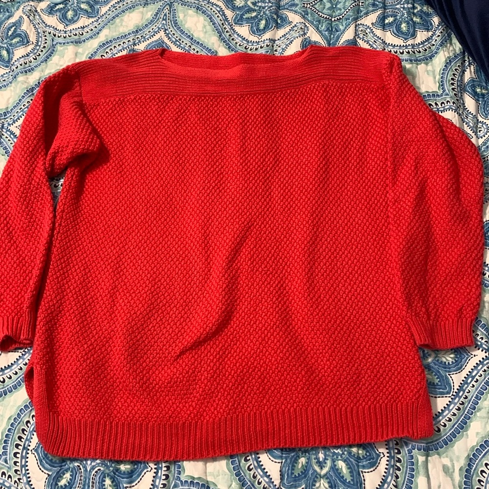 Sz M Ralph Lauren 3/4 Sleeve Sweater